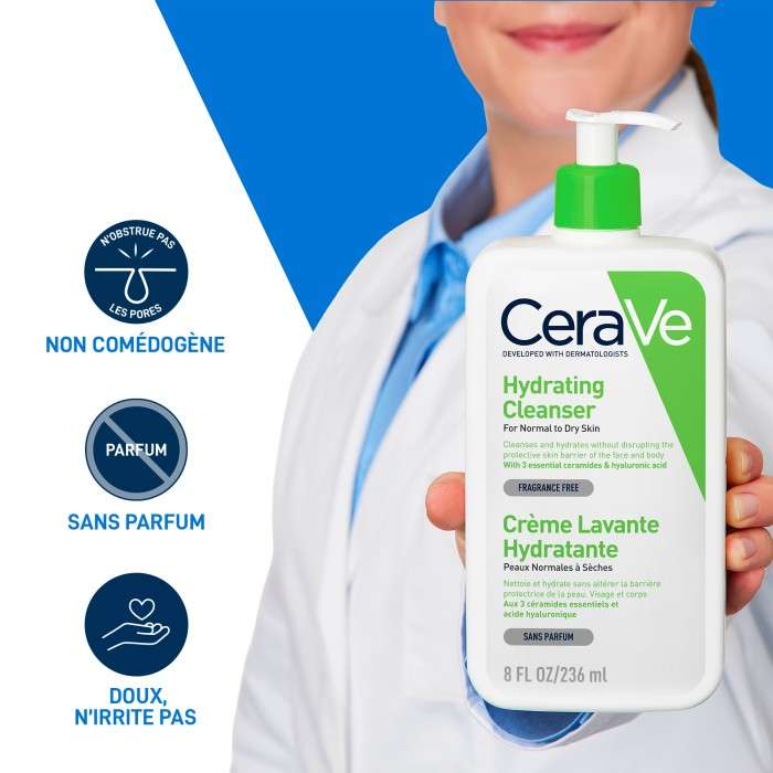 CERAVE CREME LAVANTE HYDRATANTE 236ml CERAVE CREME LAVANTE HYDRATANTE 236ml – Image 2