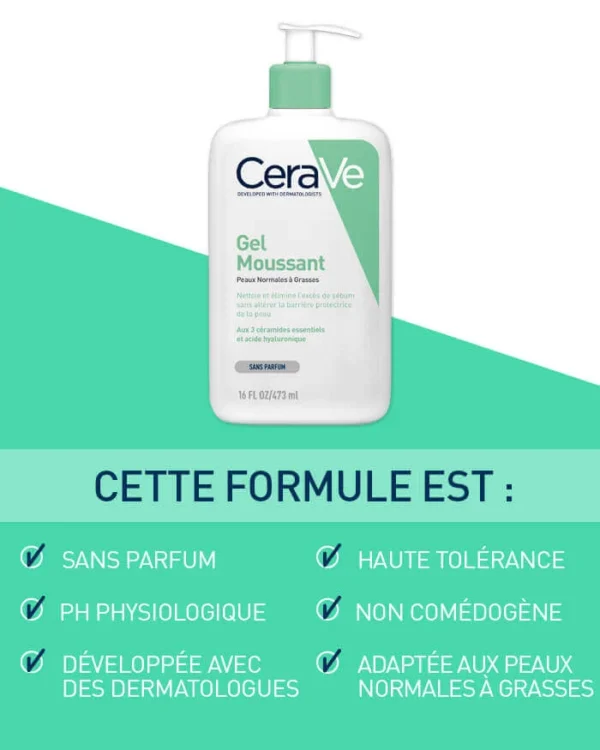 CERAVE GEL MOUSSANT 236ml – Image 4