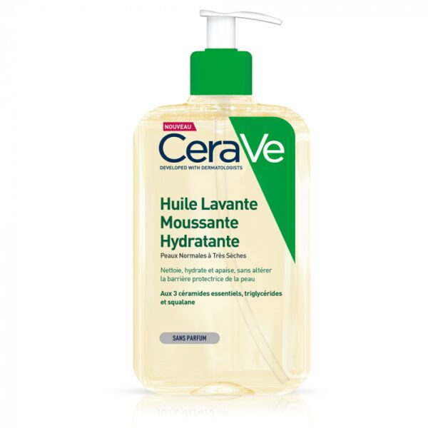 CERAVE Huile Lavante Moussante Hydratante Peau Très Sèche à Atopique 236ml