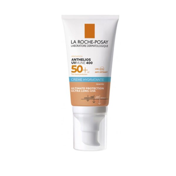 LA ROCHE POSAY ANTHELIOS UVMUNE 400 CREME HYDRATANTE SPF50+ TEINTE 50mL