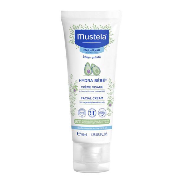 MUSTELA HYDRA BEBE CREME VISAGE 40mL