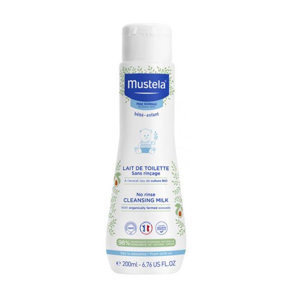 MUSTELA LAIT DE TOILETTE SANS RINÇAGE 200ml