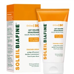 BIAFINE SOLEIL BIAFINE LAIT SOLAIRE  DESALTERANT TOUCHER DOUX SPF 50+ 150ml