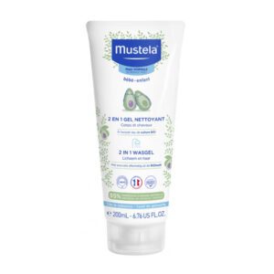 MUSTELA GEL NETTOYANT 2EN1 A L’AVOCAT 200mL