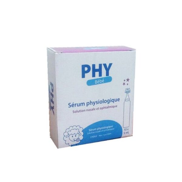 PHY BÉBÉ SÉRUM PHYSIOLOGIQUE 10*5ML