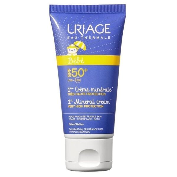 URIAGE BÉBÉ 1ÈRE CRÈME MINÉRALE SPF50+ 50ml