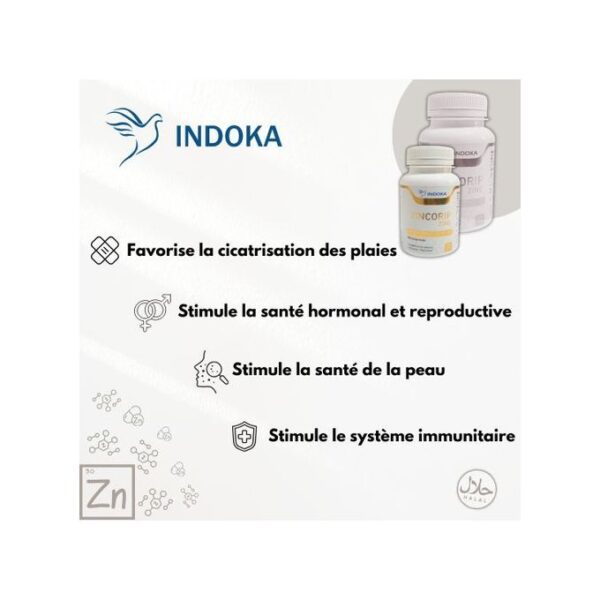 INDOKA ZINCORIP, Zinc 90 Comprimés – Image 2