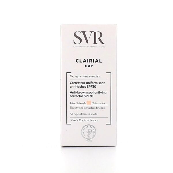 SVR CLAIRIAL DAY CORRECTEUR UNIFORMISANT ANTI-TACHES SPF30 30ml – Image 2