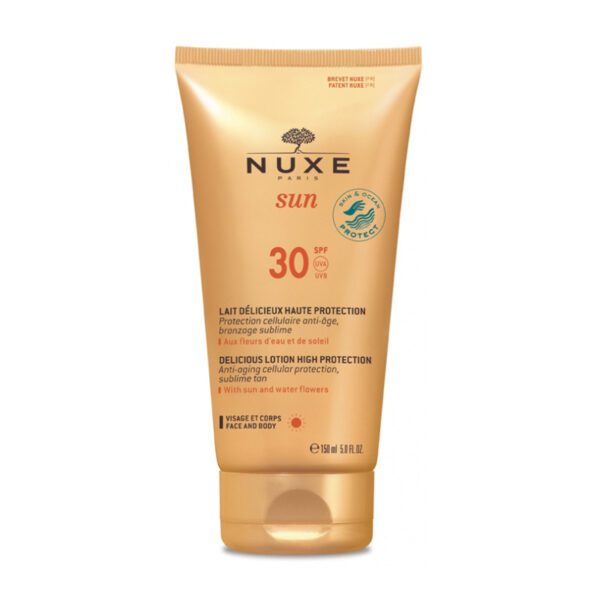 NUXE SUN LAIT DÉLICIEUX HAUTE PROTECTION SPF30 150ML