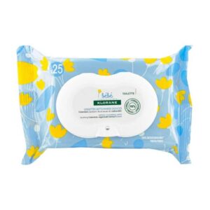 KLORANE BEBE LINGETTES NETTOYANTES DOUCES 25 unités