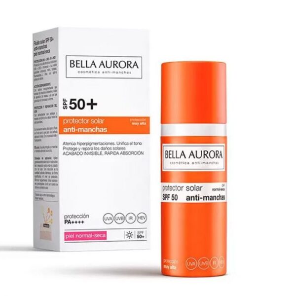 BELLA AURORA ECRAN ANTI TACHES PEAUX NORMALES A SECHES 50ml