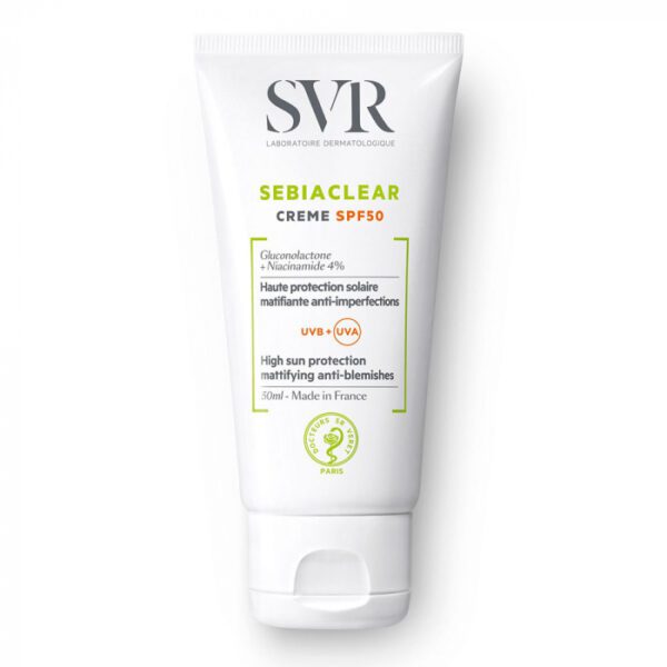 SVR SEBIACLEAR CREME SOLAIRE MATIFIANTE SPF50 50ml