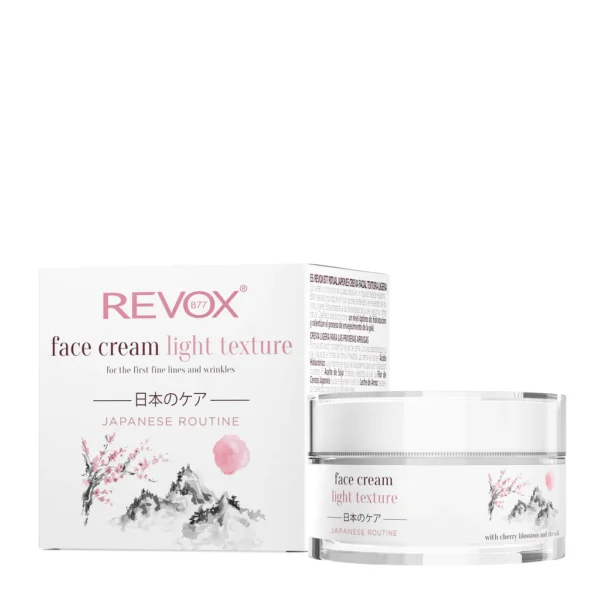 REVOX B77 JAPANESE RITUAL CRÈME VISAGE TEXTURE LÉGÈRE 50ML