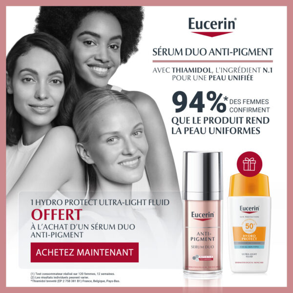 EUCERIN PACK ANTI PIGMENT SERUM DUO + ECRAN HYDRO PROTECT SPF50+ OFFERT