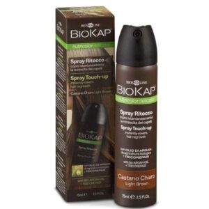 BIOKAP NUTRICOLOR SPRAY RETOUCHE CHATAIN CLAIRE 75ml