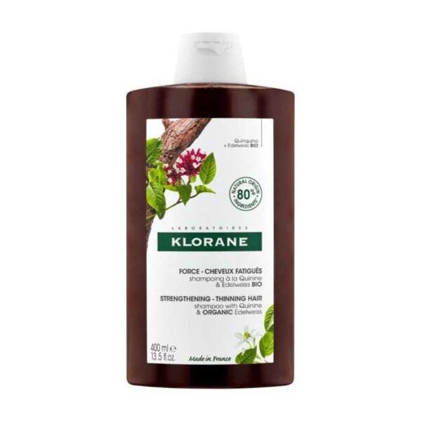 KLORANE SHAMPOING A LA QUININE EDELWISS BIO 400ml