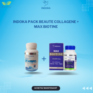 INDOKA PACK BEAUTE COLLAGENE + MAX BIOTINE