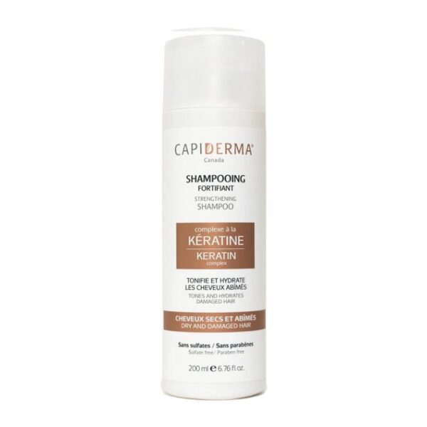 CAPIDERMA SHAMPOOING A LA KERATINE FORTIFIANT CLARIFIANT 200ml