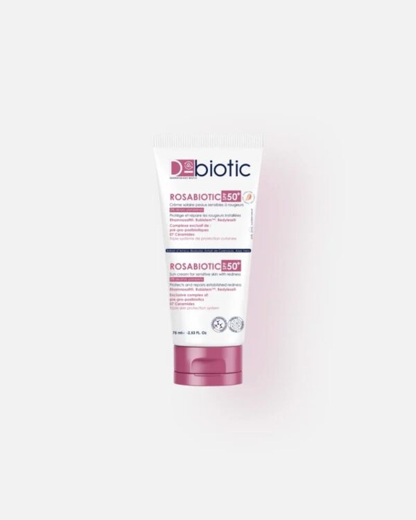 D BIOTIC ROSABIOTIC CREME SOLAIRE PEAUX SENSIBLES A ROUGEURS SPF50+ TEINTE CLAIR 75ml