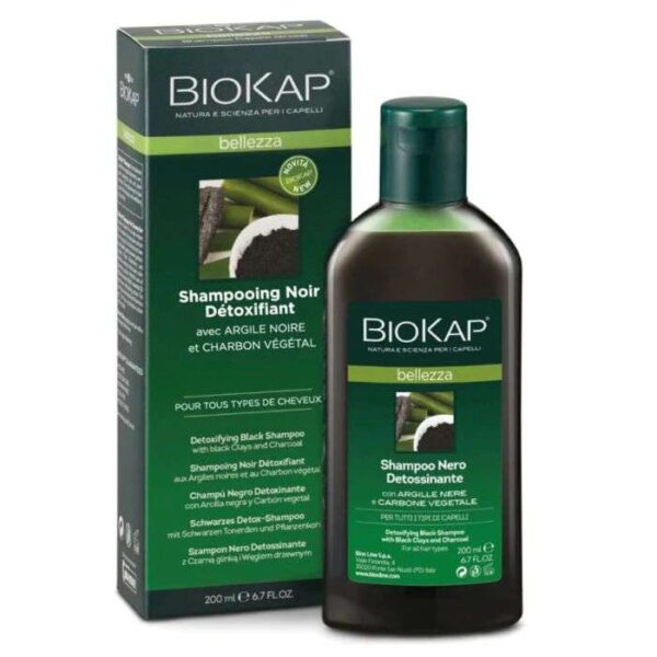 BIOKAP BELLEZZA SHAMPOING NOIR DETOXIFIANT 200ml