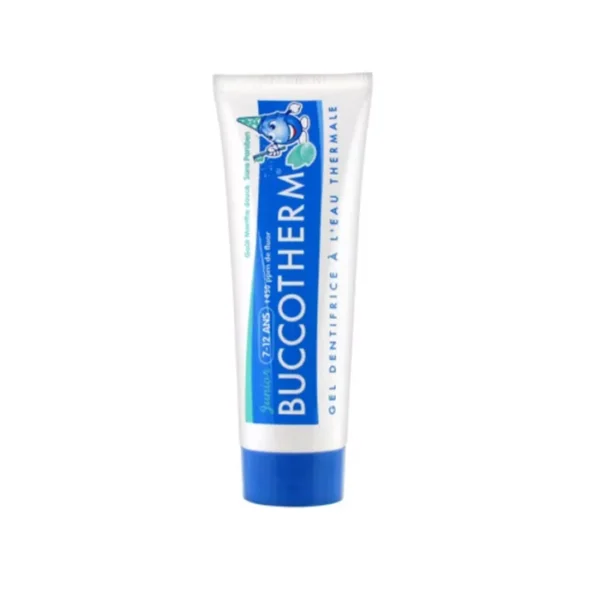 BUCCOTHERM JUNIOR GEL DENTIFRICE A L’EAU THERMALE 7-12 ANS 50ml – Image 2