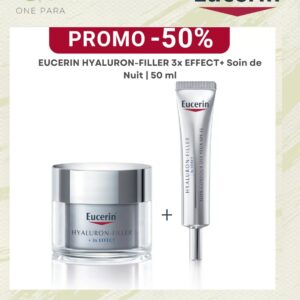 EUCERIN HYALURON FILLER DUO PACK SOIN DE NUIT 50ml + SOIN CONTOUR DES YEUX 15ml