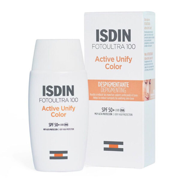 Isdin FotoUltra 100 Active Unify Dépigmentant Spf50+ 50ml – Image 2