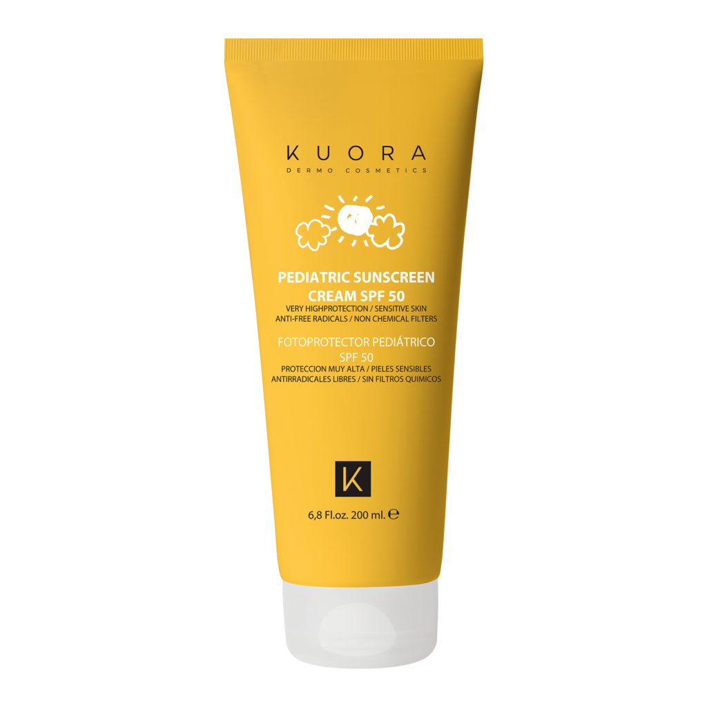 KUORA ECRAN SOLAIRE PEDIATRIQUE SPF 50 SANS FILTRES CHIMIQUES 200ml KUORA ECRAN SOLAIRE PEDIATRIQUE SPF 50 SANS FILTRES CHIMIQUES 200ml