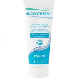 BUCCOTHERM GEL DENTIFRICE GENCIVES SENSIBLES SANS FLUOR CERTIFIÉ BIO 75ml