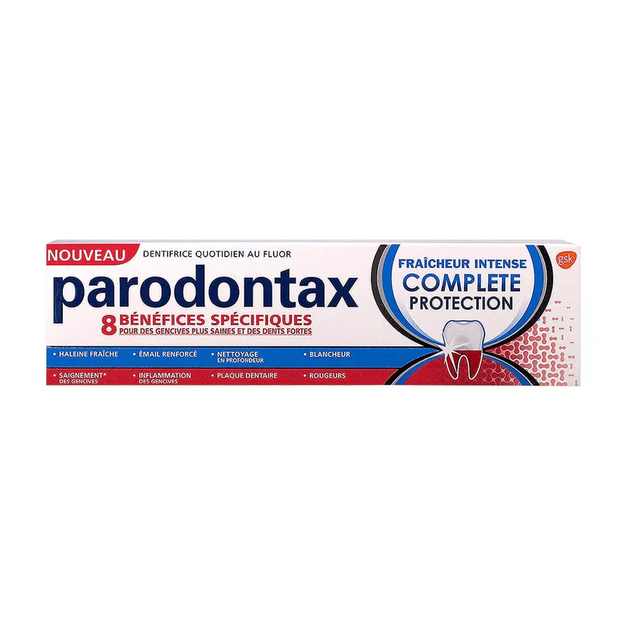 Parodontax Dentifrice Complete Protection Fraicheur Intense 75ml