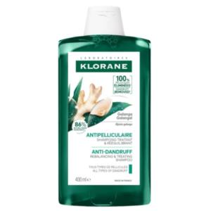 KLORANE SHAMPOING ANTIPELLICULAIRE GALANGA – 400ML KLORANE SHAMPOING ANTIPELLICULAIRE GALANGA – 400ML