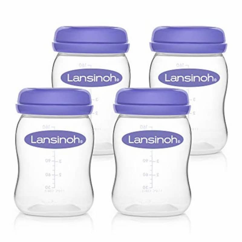 LANSINOH BOUTEILLES DE CONSERVATION 4*160ML