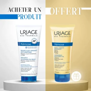 URIAGE XÉMOSE HUILE LAVANTE APAISANTE 200ML + XÉMOSE BAUME OLÉO-APAISANT 200ML OFFERT