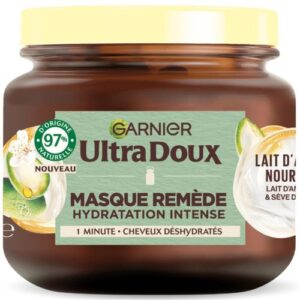 GARNIER ULTRA DOUX Masque Remède Hydratation Lait d’Amande 340ml GARNIER ULTRA DOUX Masque Remède Hydratation Lait d'Amande 340ml
