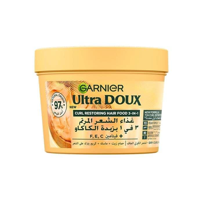 Garnier ultra doux hair food masque au beurre de cocoa 390ML Garnier ultra doux hair food masque au beurre de cocoa 390ML