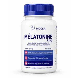 INDOKA MELATONINE 2MG 60 GÉLULES INDOKA MELATONINE 2MG 60 GÉLULES